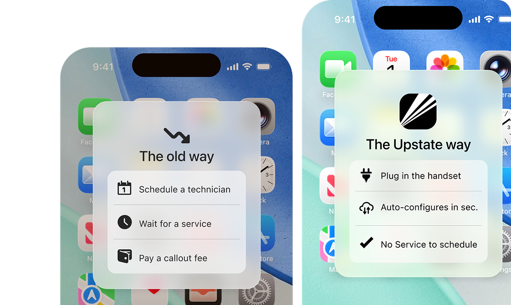 Legacy phone setup â€” the old way
